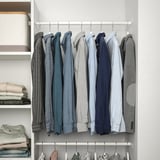 AURDAL Agencement armoire-penderie, blanc, 68 1/2-94 1/2x15 3/4x87 "