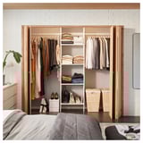AURDAL Agencement armoire-penderie, blanc, 68 1/2-94 1/2x15 3/4x87 "