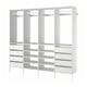 Option : AURDAL Agencement armoire-penderie, blanc, 98 3/8x15 3/4x87 "