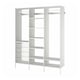 Option : AURDAL Agencement armoire-penderie, blanc, 74 3/4x15 3/4x87 "