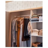 AURDAL Agencement armoire-penderie, blanc, 68 1/2-94 1/2x15 3/4x87 "