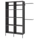 Option : AURDAL Agencement armoire-penderie, gris foncé, 70 5/8-83 5/8x15 3/4x87 "