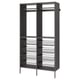 AURDAL Agencement armoire-penderie, gris foncé, 49 1/4x15 3/4x87 "