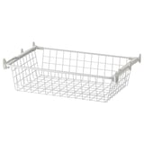 AURDAL Corb en filav rail coulissant, blanc, 22 1/4x15 3/4 "