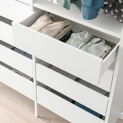 AURDAL Tiroir, blanc, 22x16 3/8x6 1/2 "