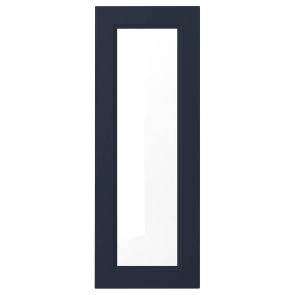 AXSTAD Porte vitrée, mat bleu, 15x40 "