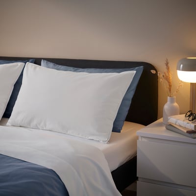 BÄRGLIM Ensemble draps, blanc, Grand 2 places