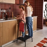 BÄSINGEN Marchepied avec barre d'appui, anthracite