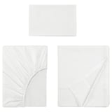 BALSAMPOPPEL Ensemble draps, blanc, 1 place