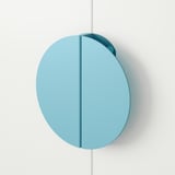 BEGRIPA Poignées, bleu clair/demi-cercle, 5 1/8 "