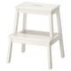 Option : BEKVÄM Marchepied, blanc, 19 5/8 "