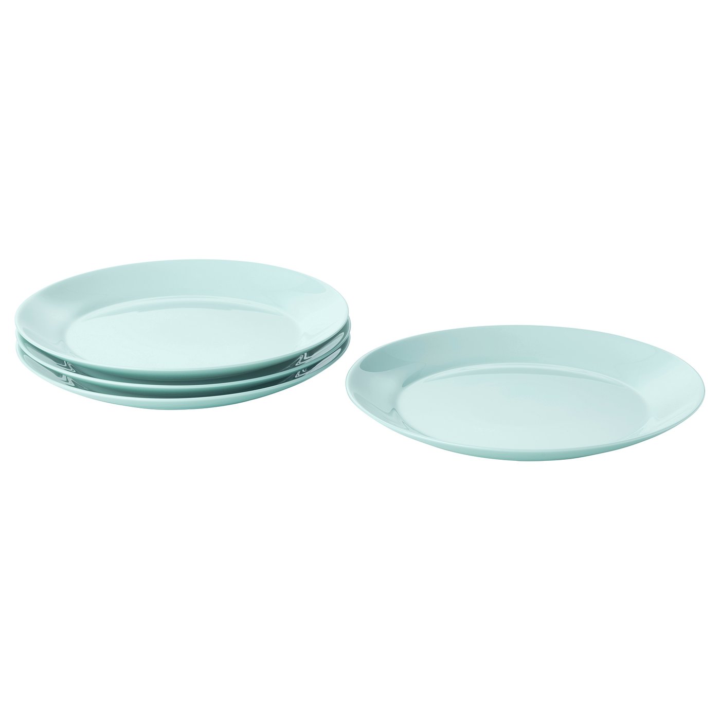 BESEGRA Assiette à salade, turquoise clair. Site  officiel IKEA