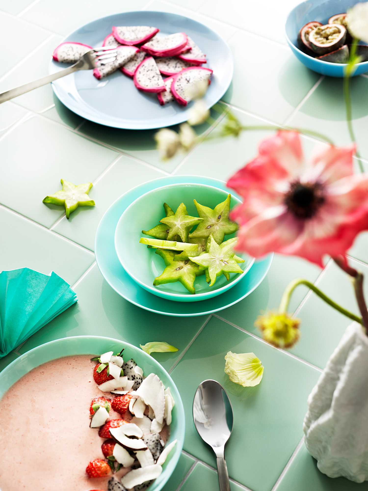 BESEGRA Assiette à salade, turquoise clair. Site  officiel IKEA