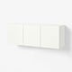 BESTÅ Agencement rangement mural, blanc/Förvaltare blanc, 70 7/8x16 1/2x25 1/4 "