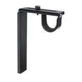 BETYDLIG Console mur/plafond et support, noir