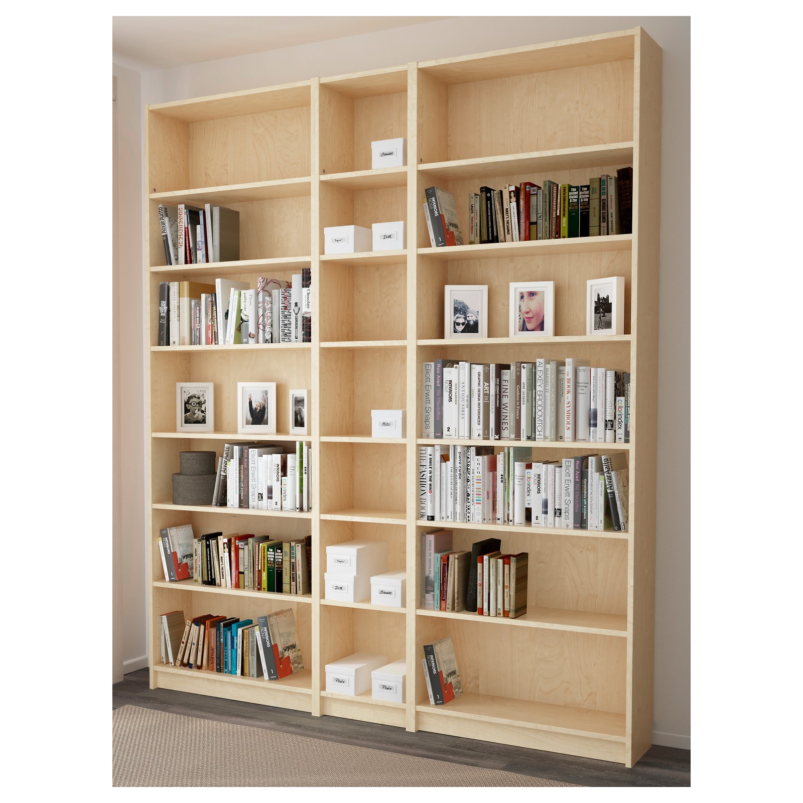 BILLY Bibliothèque, bouleau plaqué, 200x28x237cm. Magasinez chez IKEA® IKEA