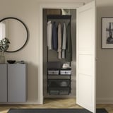 BOAXEL Agencement armoire-penderie, anthracite, 24 3/8x15 3/4x79 "