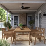 BONDHOLMEN Table+6 chaises accoud, extérieur, brun