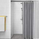 BOTAREN Tringle à rideau de douche, noir, 47-79 "