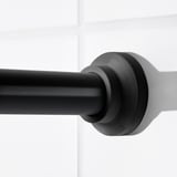 BOTAREN Tringle à rideau de douche, noir, 47-79 "