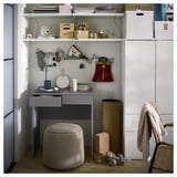 BRIMNES Coiffeuse, gris, 27 1/2x16 1/2 "