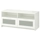 BRIMNES Meuble télé, blanc, 47 1/4x16 1/8x20 7/8 "