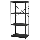 BROR Étagère, noir, 33 1/2x21 5/8x74 3/4 "