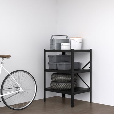 BROR Étagère, noir, 33 1/2x21 5/8x43 1/4 "
