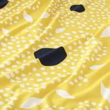 BUSKOPUNTIA Tissu précoupé, jaune noir/blanc/motif à pois, 59x118 "