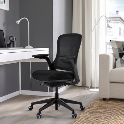 CENTERHALV Chaise de bureau, noir