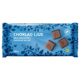 CHOKLAD LJUS Tablette de chocolat au lait, certifié Rainforest Alliance, 4 oz