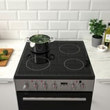 CIRKULERA Cuisinière à surface vitrocéramique, acier inox