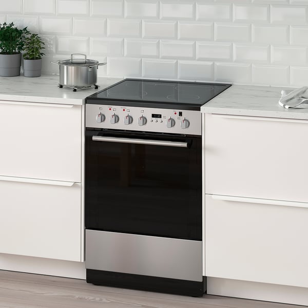 CIRKULERA Cuisinière à surface vitrocéramique, acier inox