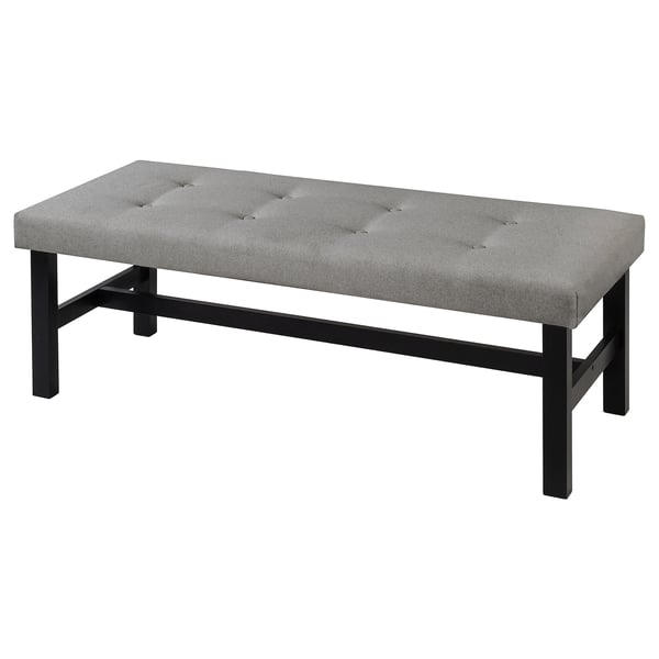 DALHOLEN Banquette, gris/brun-noir, 44 1/8 "