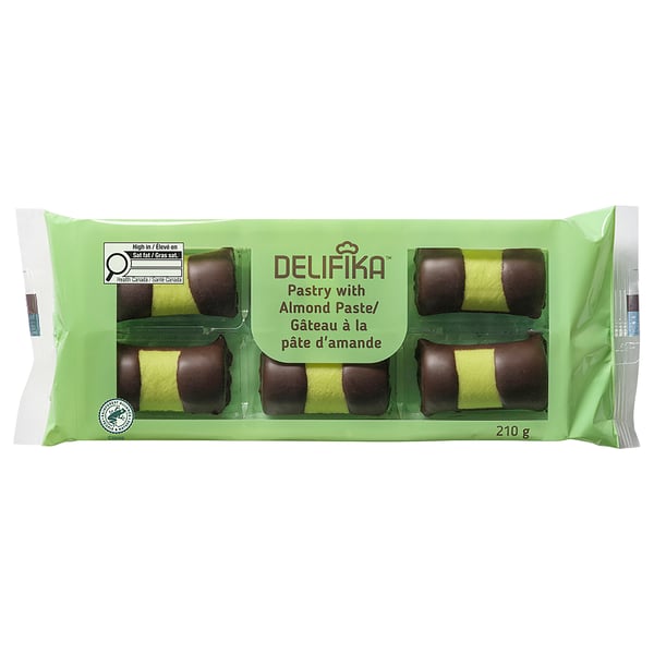 DELIFIKA Gâteau à la pâte d'amande, surgelé certifié Rainforest Alliance, 0 lb