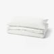 DOFTAKLEJA Housse de couette et taie(s), blanc/anthracite, 1 place