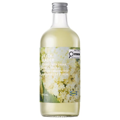 DRYCK FLÄDER Sirop de fleur de sureau concentré, 17 oz