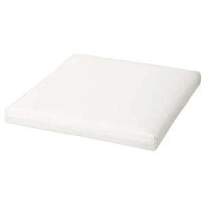 DUVHOLMEN Coussin pour chaise, extérieur blanc, 19 5/8x19 5/8 "