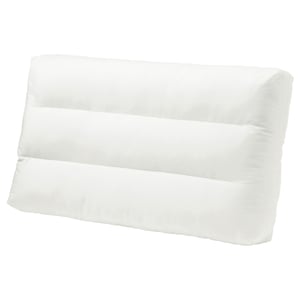 DUVHOLMEN Coussin pour dossier, extérieur blanc, 31 1/2x17 3/8 "