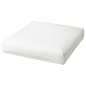 DUVHOLMEN Coussin pour siège, extérieur blanc, 24 3/8x24 3/8 "