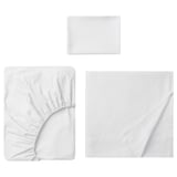DVALA Ensemble draps, blanc, 1 place