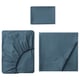 DVALA Ensemble draps, bleu, 1 place