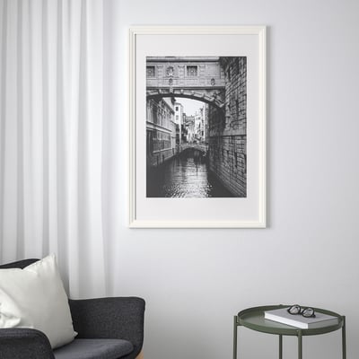 EDSBRUK Cadre, blanc, 24x35 ¾ "