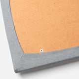 EKEDALEN Tabouret de bar à dossier, brun foncé/Orrsta gris clair, 29 1/2 "