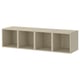 EKET Rangement mural, beige, 55 1/8x13 3/4x13 3/4 "