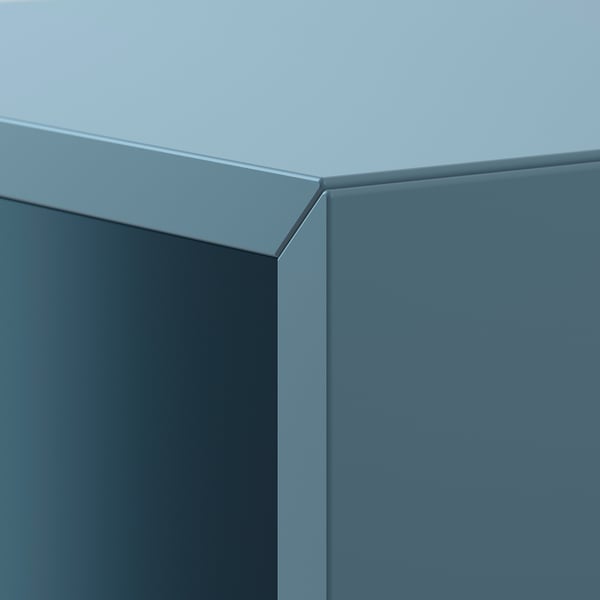 EKET Rangement mural, bleu gris foncé, 55 1/8x13 3/4x13 3/4 "