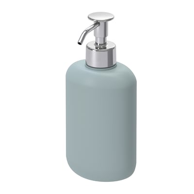 EKOLN Distributeur de savon, gris clair-turquoise