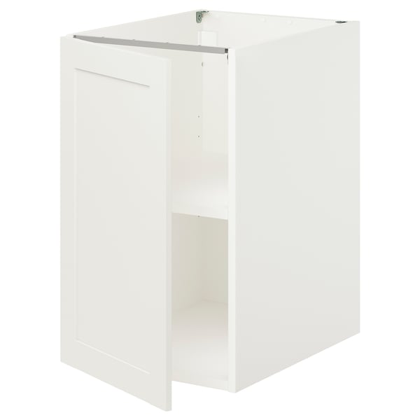 ENHET Arm inf av tabl/pte, blanc/blanc cadre, 18x24 3/4x30 "