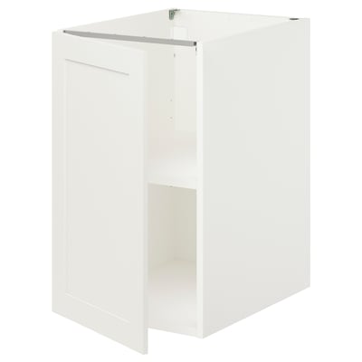 ENHET Arm inf av tabl/pte, blanc/blanc cadre, 18x24 3/4x30 "