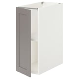 ENHET Arm inf av tabl/pte, blanc/gris cadre, 12x24 3/4x30 1/8 "